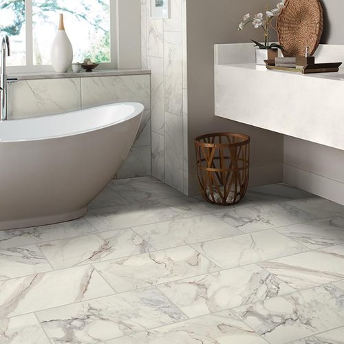 Bathroom Porcelain Marble Tile - Aumsbaugh Flooring CarpetsPlus Colortile in  Columbia City, IN